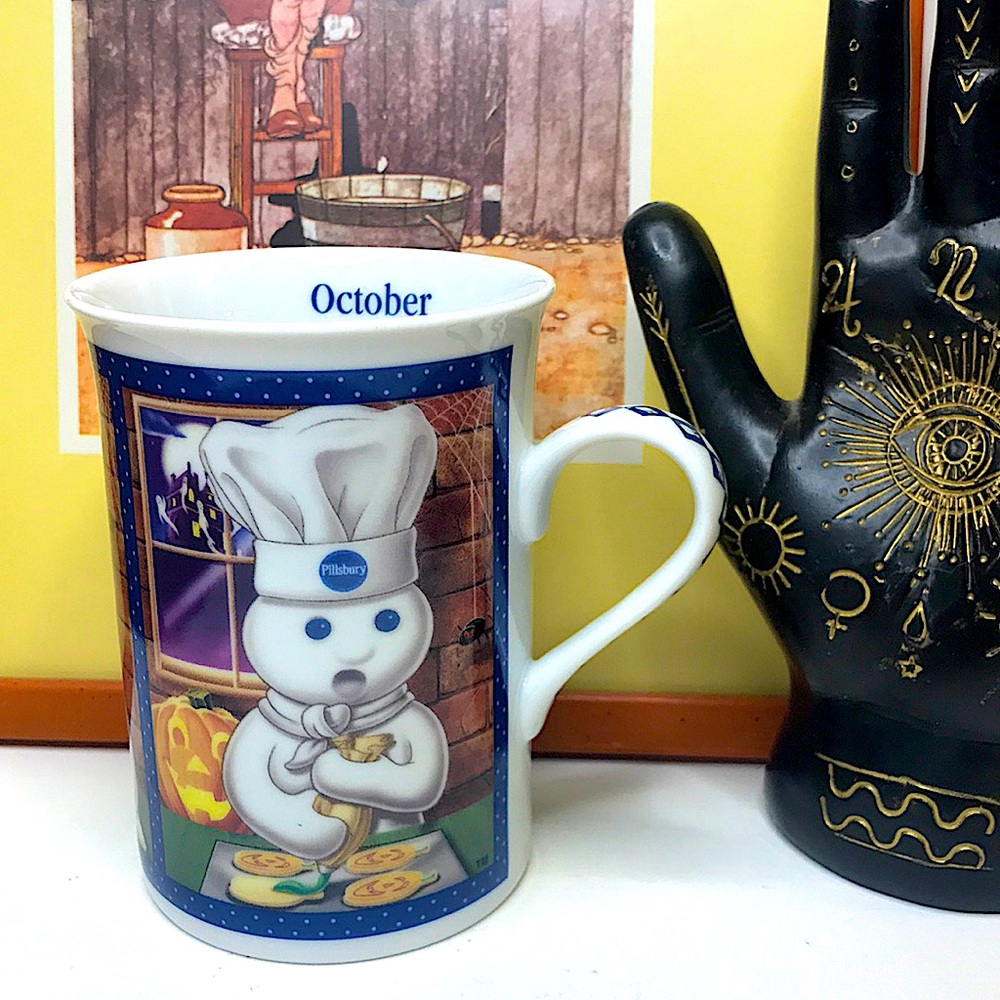 Danbury Mint Pillsbury Doughboy HALLOWEEN 🎃 FRIGHT Mug 2001